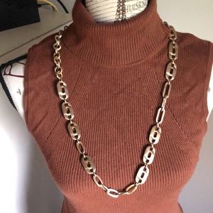Gold Mariner Link 16” Chain Necklace